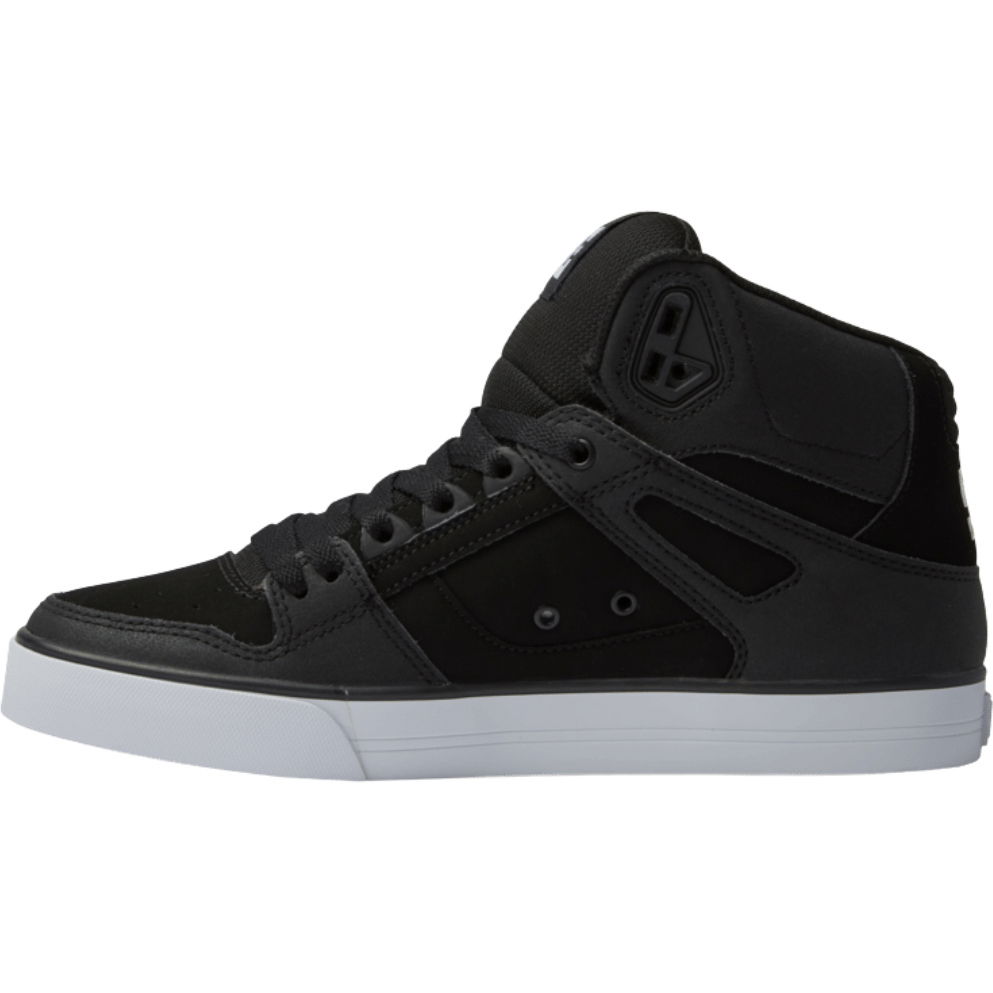 2026 DC Shoes Mens Pure Hi Top WC Trainers ADYS400043 - Black / Black / White